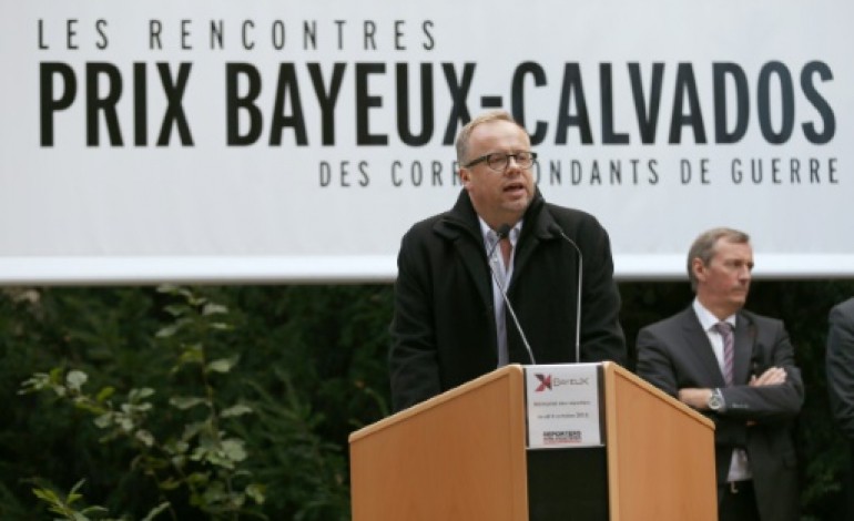 Bayeux (France) (AFP). Les Prix Bayeux remis samedi soir aux reporters de guerre
