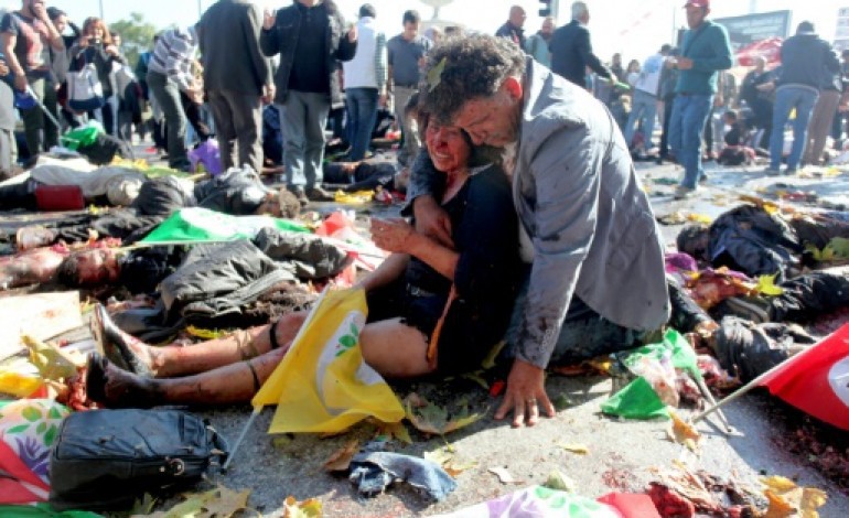 Ankara (AFP). Turquie: au moins 86 morts dans l'attentat le plus meurtrier