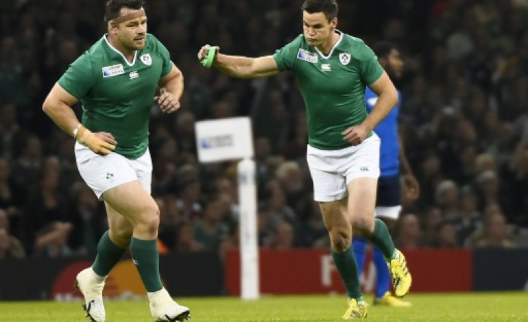Cardiff (Royaume-Uni) (AFP). Mondial de rugby: l'Irlande mène 9 à 6 à la mi-temps contre la France