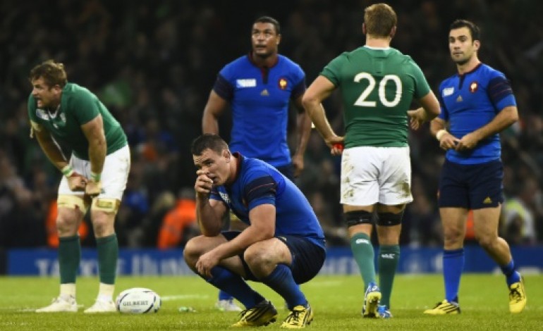 Cardiff (Royaume-Uni) (AFP). Mondial de rugby: la France nettement battue par l'Irlande