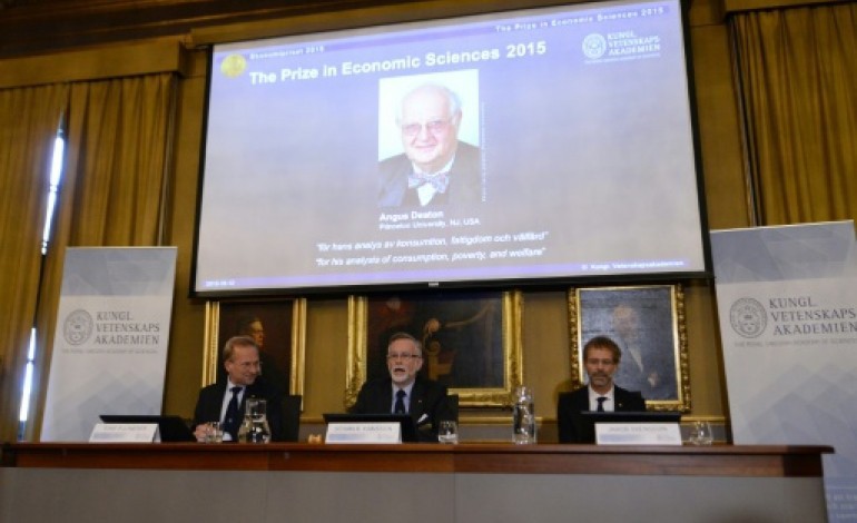 Stockholm (AFP). Angus Deaton prix Nobel d'économie pour ses recherches sur la pauvreté