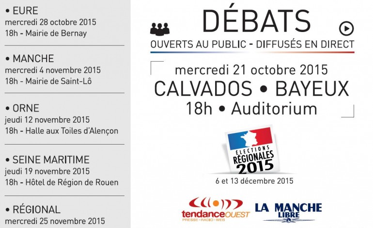 Débat élections Régionales : posez vos questions aux candidats dans le Calvados