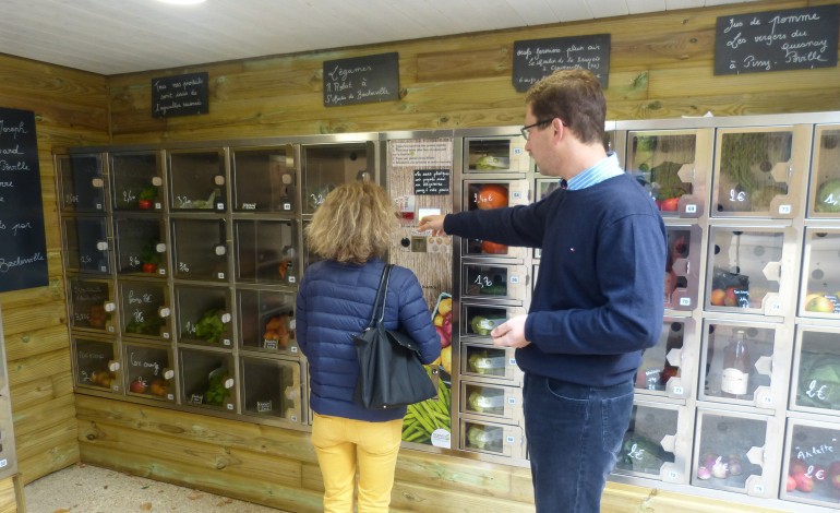 Rouen : un distributeur de légumes en plein centre-ville 