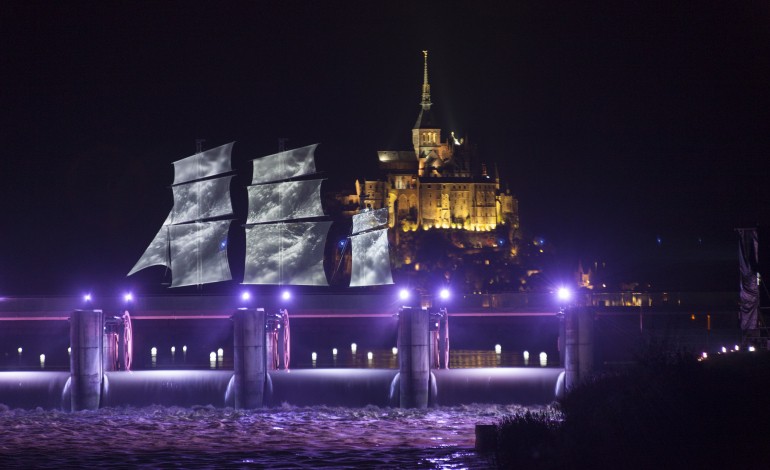 Grand spectacle gratuit au Mont-Saint-Michel