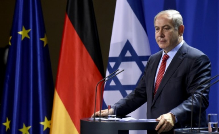 Berlin (AFP). Violences entre Israël et Palestiniens: Kerry s'entretient à Berlin avec Netanyahu 