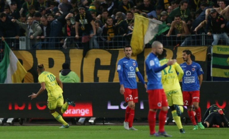 Caen (AFP). Ligue 1: Caen redescend de son nuage, battu par Nantes à domicile