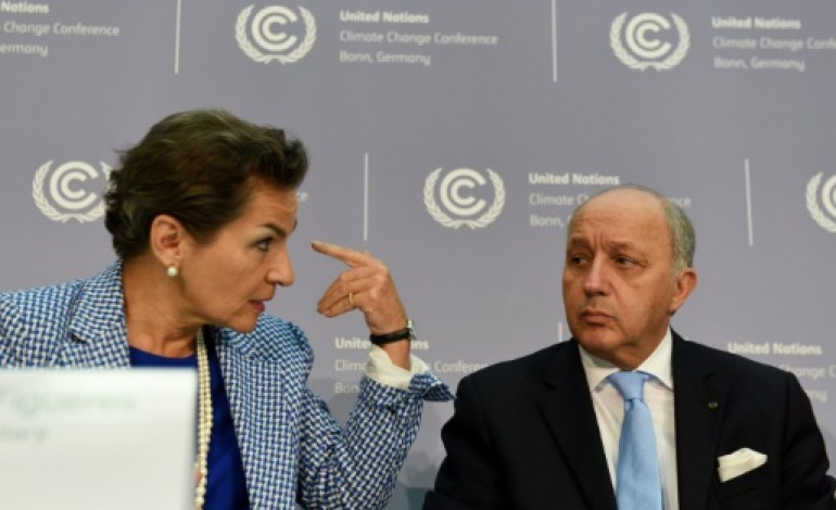 Bonn (AFP). Climat: approbation d'un texte de négociations, appel au compromis
