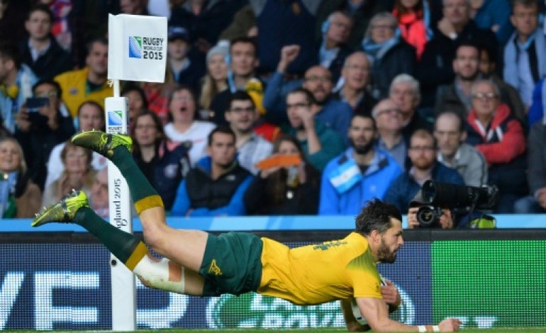 Twickenham (Royaume-Uni) (AFP). Mondial de rugby: Australie-Argentine 19-9 à la mi-temps