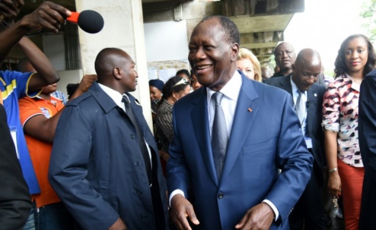 Abidjan (AFP). Côte d'Ivoire: le président sortant Ouattara favori pour un second mandat