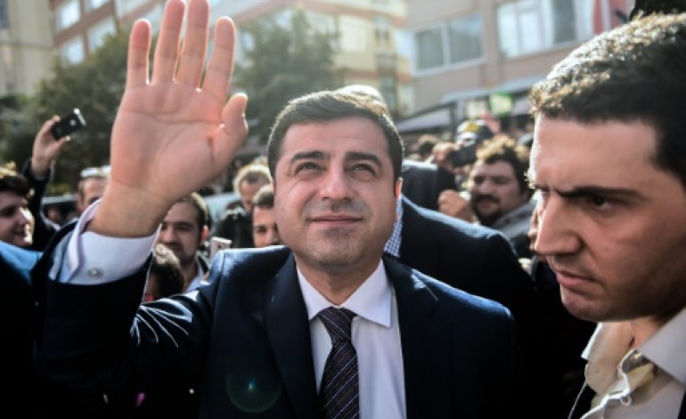 Istanbul (AFP). Turquie: le chef kurde Selahattin Demirtas, rival numéro 1 du président Erdogan