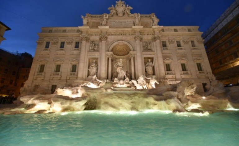 Rome (AFP). Rome et ses touristes retrouvent enfin la Fontaine de Trevi