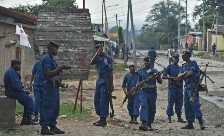 Nairobi (AFP). Burundi: les quartiers contestataires se vident, la présidence tente de rassurer