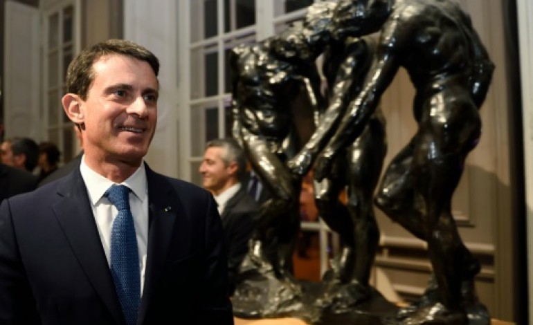 Paris (AFP). Le musée Rodin rénové inauguré par Manuel Valls à Paris