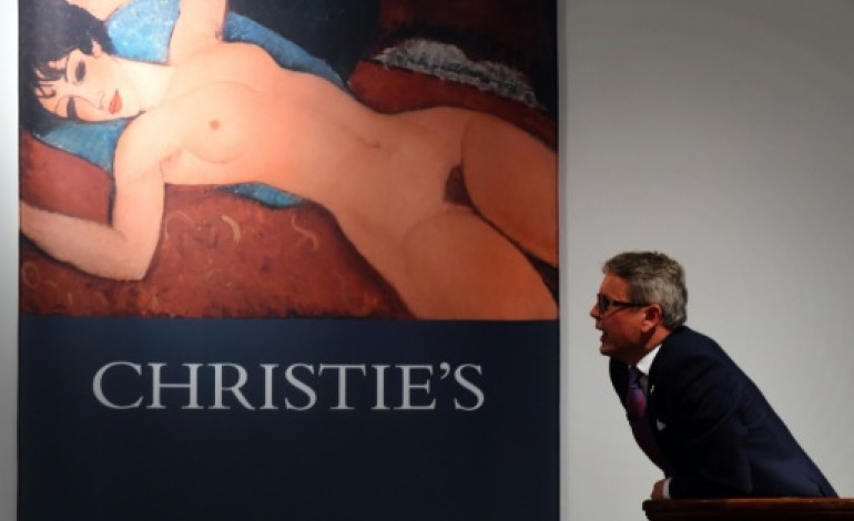 New York (AFP). Prix record de 170,4 millions pour un nu de Modigliani aux enchères