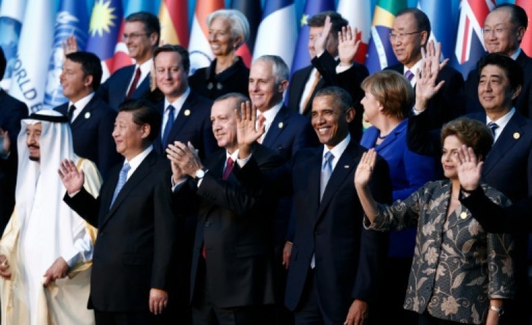Antalya (Turquie) (AFP). Le G20 cherche des réponses au terrorisme et un engagement pour le climat