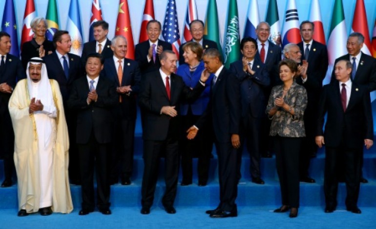 Antalya (Turquie) (AFP). COP21: le G20 déterminé à un accord sur les 2°C, selon un projet de communiqué