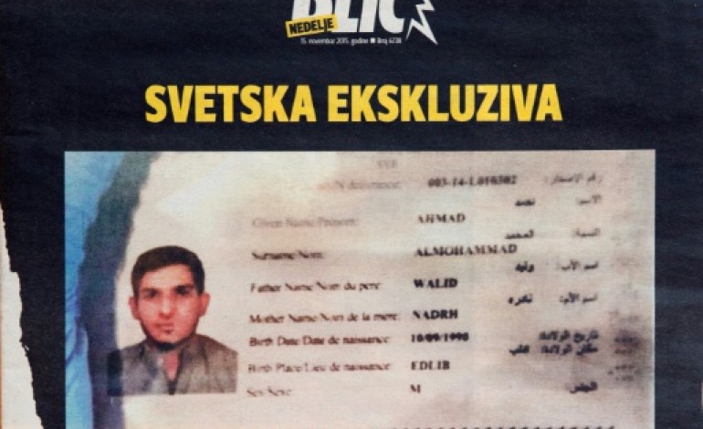 Belgrade (AFP). Serbie: arrestation d'un migrant détenteur d'un passeport syrien identique à celui découvert à Paris
