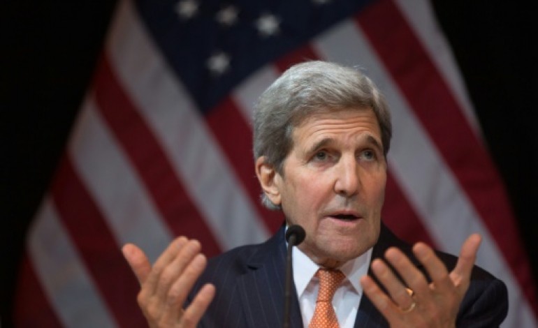 Paris (AFP). Attentats: Kerry en France pour exprimer la détermination de Paris et Washington contre le terrrorisme