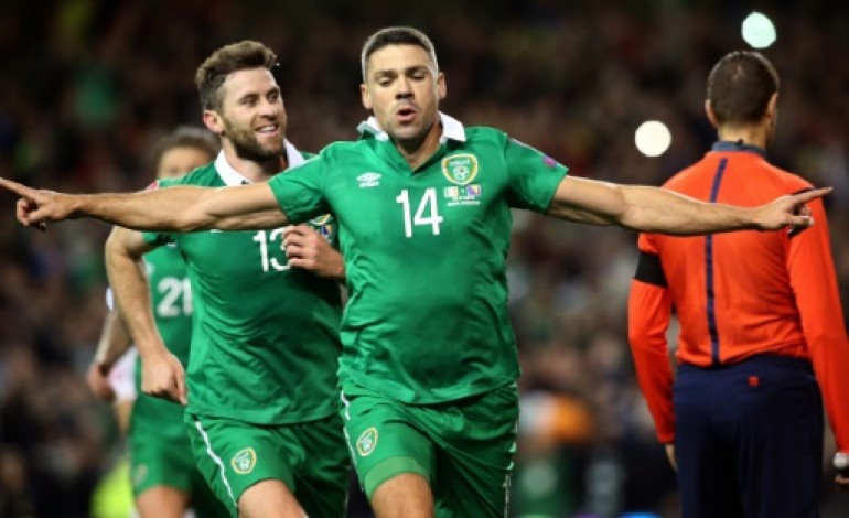 Dublin (AFP). Euro-2016: l'Irlande qualifiée