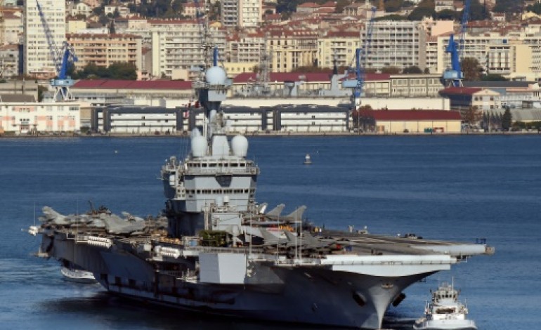 Toulon (AFP). Le porte-avions Charles de Gaulle a appareillé de Toulon pour l'est de la Méditerranée