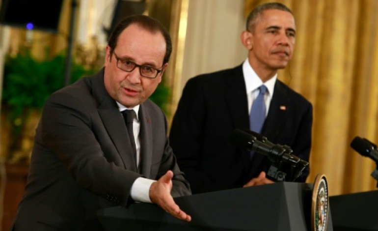 Washington (AFP). Unis face à l'EI, Obama et Hollande appellent Poutine à les rejoindre