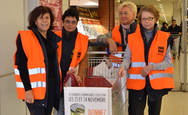 La Banque Alimentaire fait sa collecte à Rouen