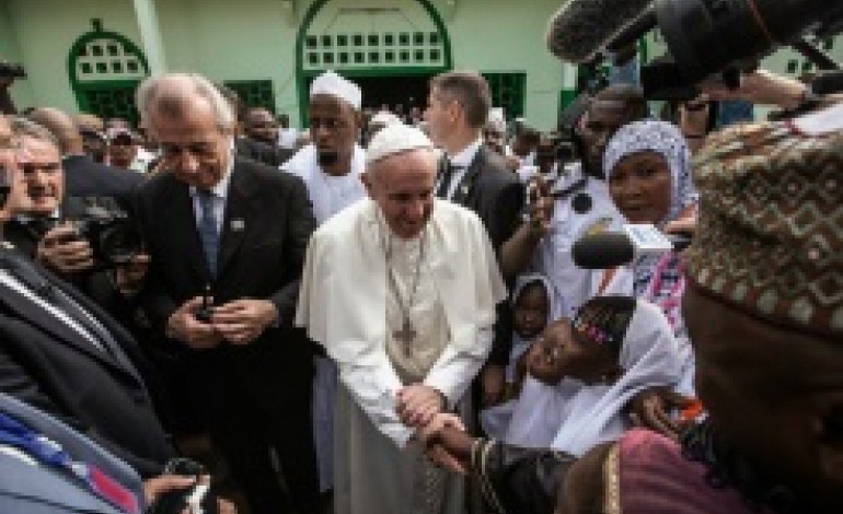 Bangui (AFP). Centrafrique: le pape François à la mosquée centrale de Bangui avant de regagner Rome