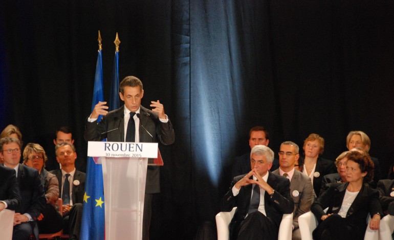Nicolas Sarkozy et Hervé Morin à Rouen pour réaffirmer l'identité normande