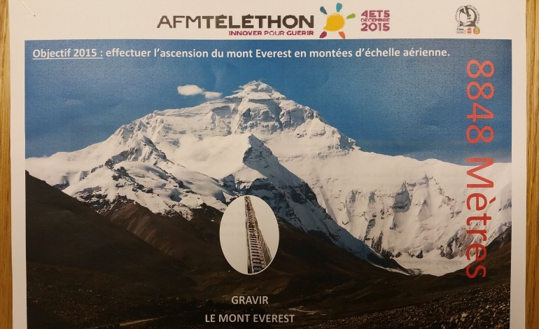 Téléthon 2015, jour J-2 : le défi « Everest » des pompiers de l'Orne se prépare