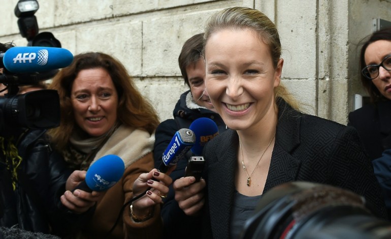Paris (AFP). PACA: Marion Maréchal-Le Pen (FN) largement en tête devant la droite et le PS 