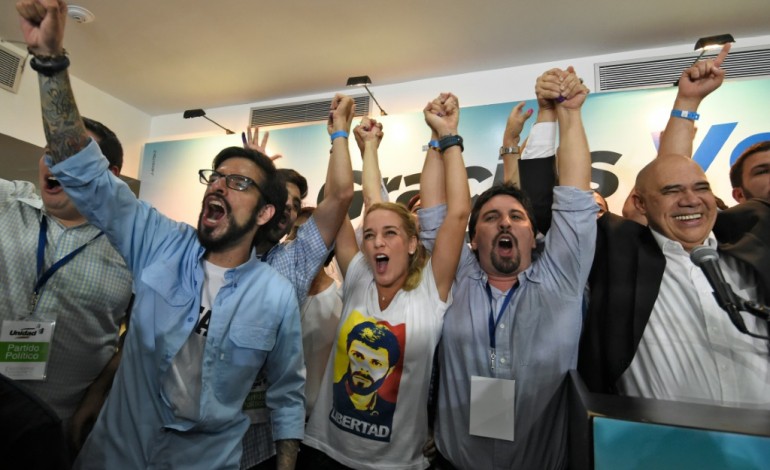 Caracas (AFP). Venezuela: l'opposition remporte la majorité parlementaire