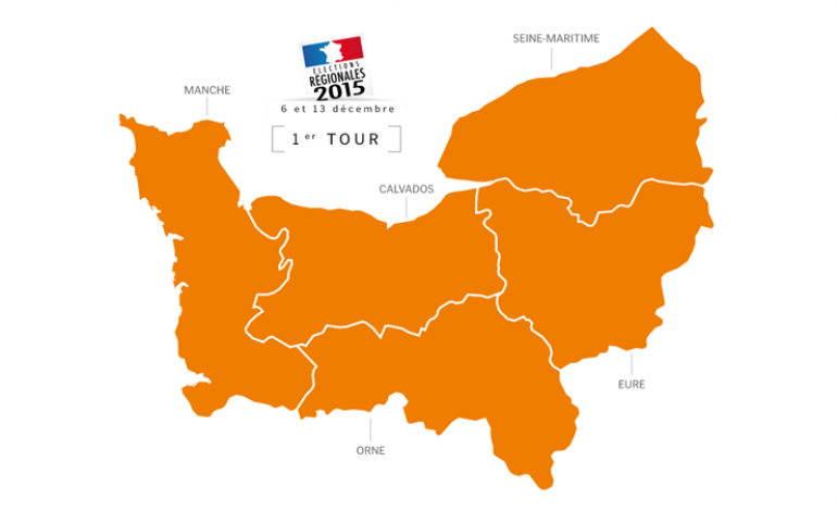 Régionales 2015 en Normandie. Les résultats définitifs du premier tour