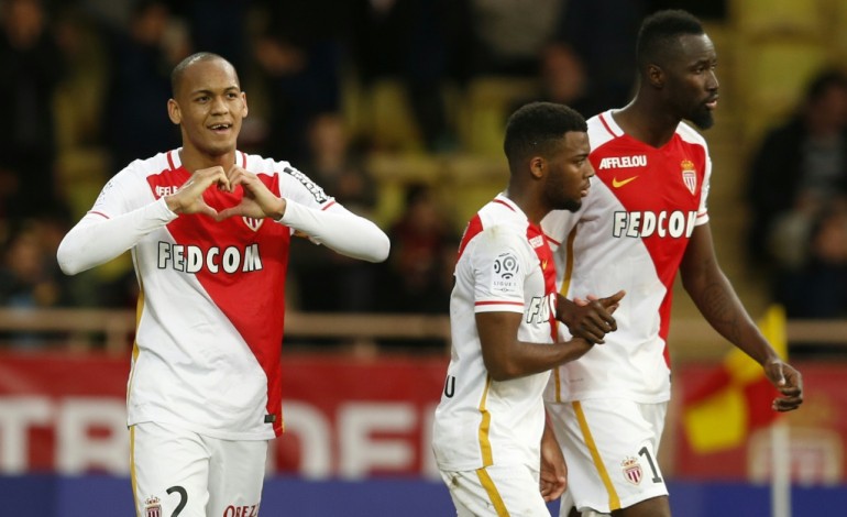 Monaco (AFP). Ligue 1: dans la souffrance, Monaco bat Saint-Etienne et monte sur le podium