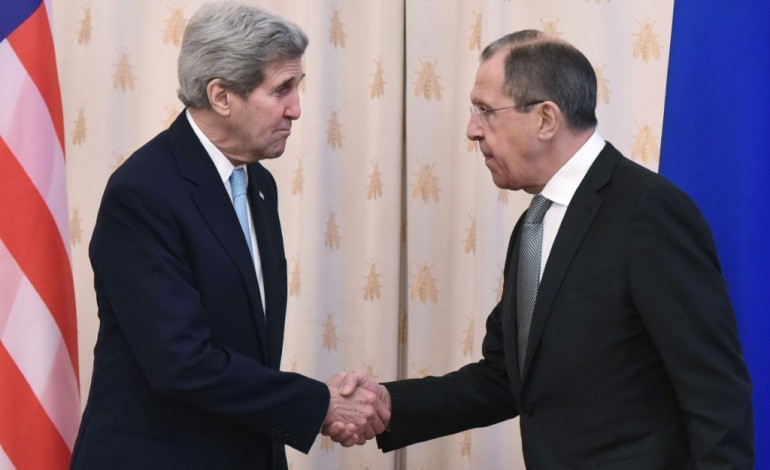 Moscou (AFP). Syrie: Kerry à Moscou pour trouver un terrain d'entente 