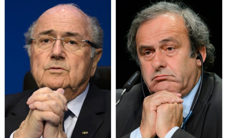 Zurich (AFP). Fifa: Blatter et Platini suspendus 8 ans