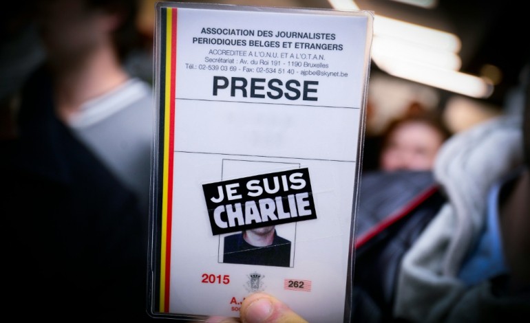 Paris (AFP). 67 journalistes tués en 2015, la France 3e pays le plus touché avec Charlie Hebdo