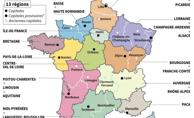 Paris (AFP). Nouvelle carte des régions, Prime d'activité, gilet fluo : les changements du 1er janvier