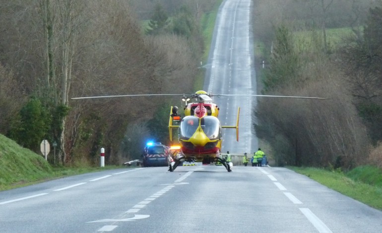 Accident grave entre Coutances et Saint-Lô : la route est coupée