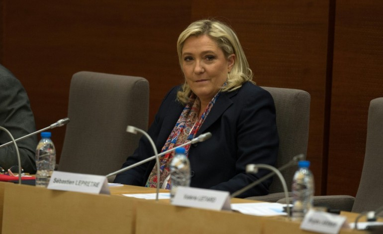 Paris (AFP). Enquête sur le financement du FN: Marine Le Pen entendue comme témoin assisté