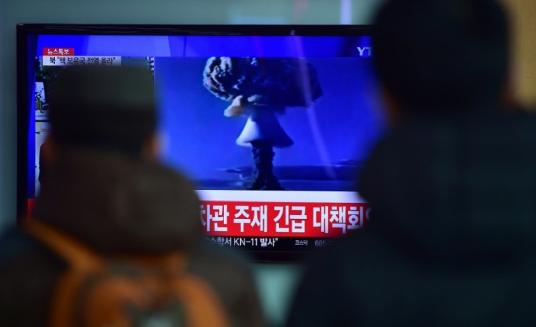 Séoul (AFP). La Corée du Nord annonce son premier essai réussi de bombe à hydrogène