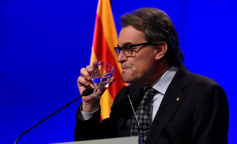 Barcelone (AFP). Catalogne: l'indépendantiste Artur Mas annonce qu'il renonce à un nouveau mandat