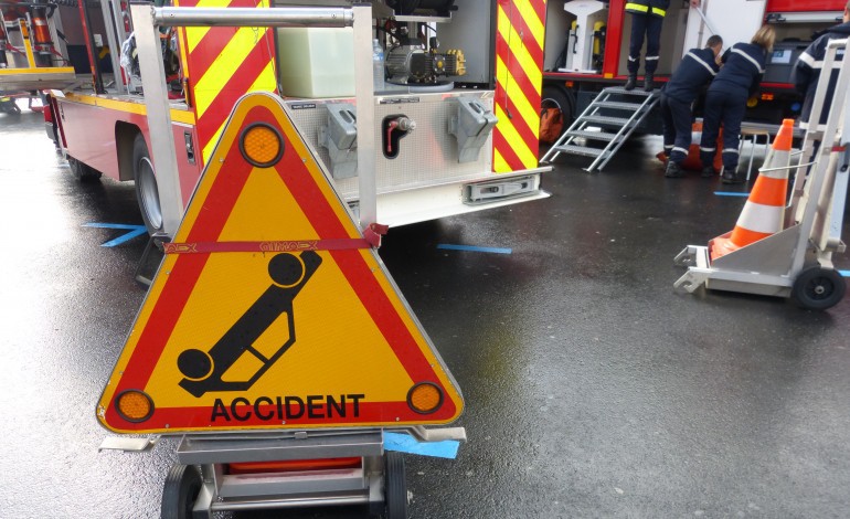 Caen : 2 blessés dans une collision entre un poids-lourd et un utilitaire