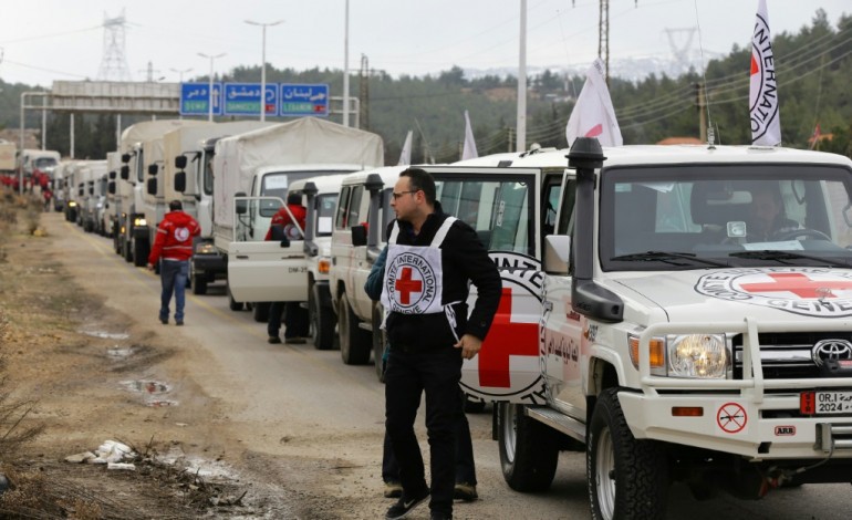 Madaya (Syrie) (AFP). Syrie: l'aide humanitaire est entrée à Madaya, ville assiégée