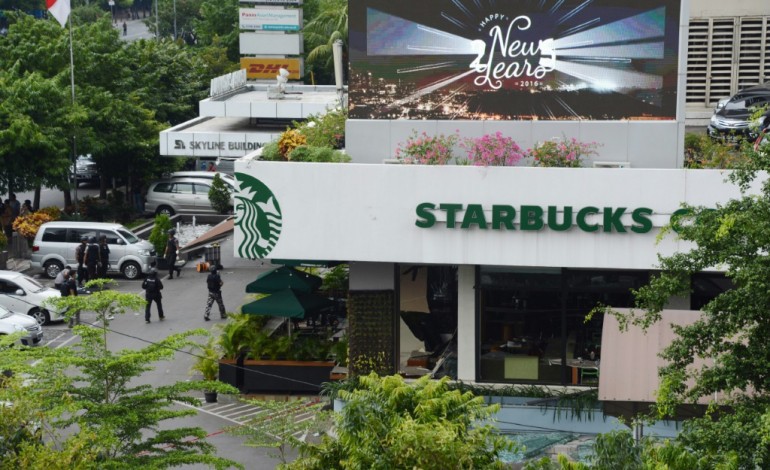 Jakarta (AFP). Attentats: Starbucks ferme tous ses cafés de Jakarta jusqu'à nouvel ordre