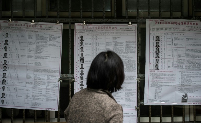 Taipei (AFP). Les électeurs taïwanais aux urnes pour peut-être tourner le dos à la Chine 