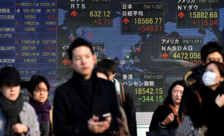 Hong Kong (AFP). Les Bourses asiatiques retrouvent des couleurs
