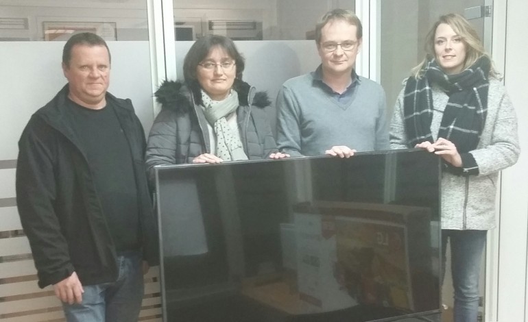 Christine de Giéville gagne sa TV LED Samsung 