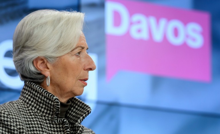 Davos (Suisse) (AFP). La crise des migrants menace l'espace Schengen, déclare la patronne du FMI
