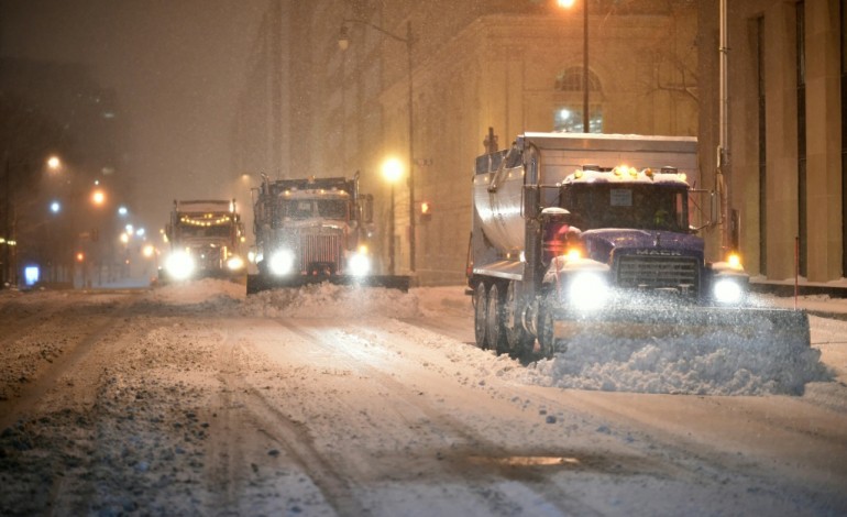 Washington (AFP). Tempête Snowzilla: l'est des Etats-Unis disparait sous la neige