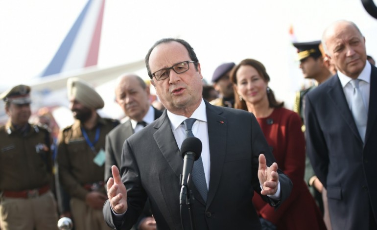 Chandigarh (Inde) (AFP). En Inde, Hollande tempère les espoirs de signature rapide des 36 Rafale 